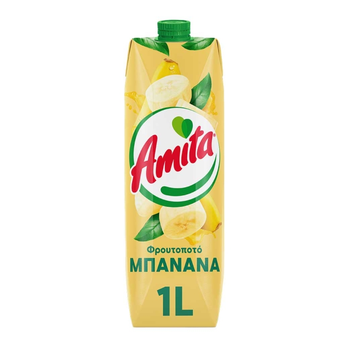 ΑΜΙΤΑ ΜΠΑΝΑΝΑ TETRAPACK 1LT