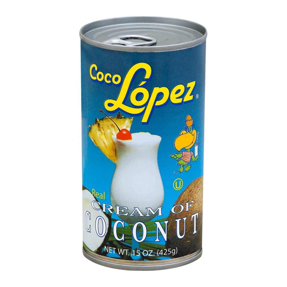 COCO LOPEZ CREAM OF COCONUT (ΚΡΕΜΑ ΚΑΡΥΔΑΣ) 15OZ (425GR)