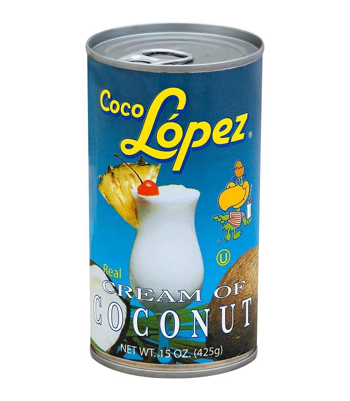 COCO LOPEZ CREAM OF COCONUT (ΚΡΕΜΑ ΚΑΡΥΔΑΣ) 15OZ (425GR)