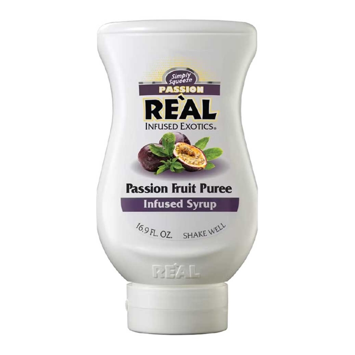 REAL PASSION FRUIT PUREE INFUSED SYRUP (16.9oz) 500ml