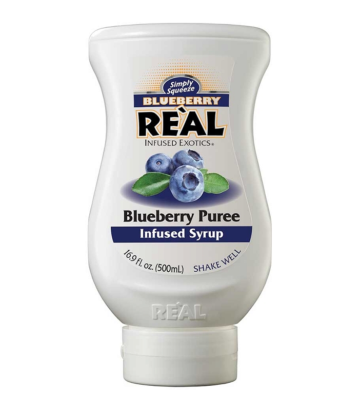 REAL BLUEBERRY PUREE (ΜΥΡΤΙΛΟ) INFUSED SYRUP (16.9oz) 500ml
