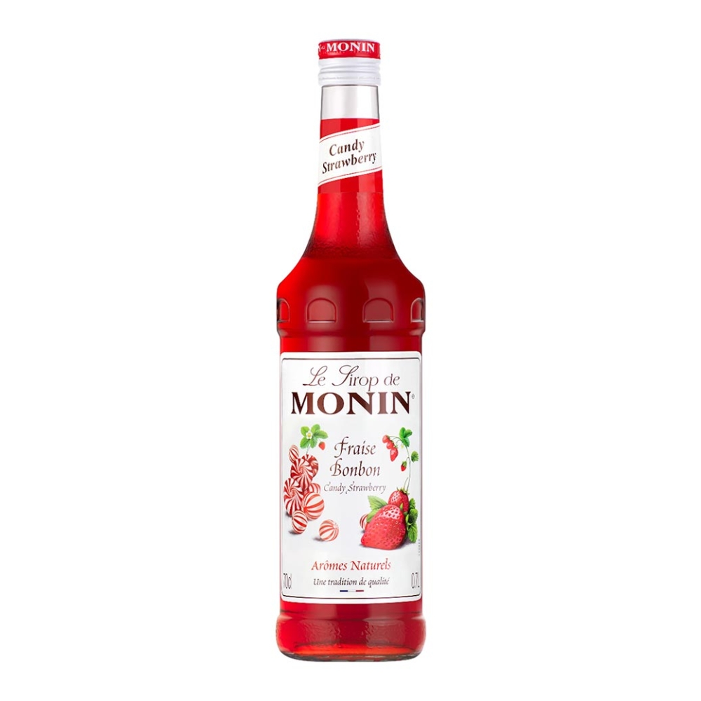 MONIN CANDY STRAWBERRY (FRAISE BONBON / ΦΡΑΟΥΛΑ ΖΑΧΑΡΩΤΟ) SYRUP 700ml