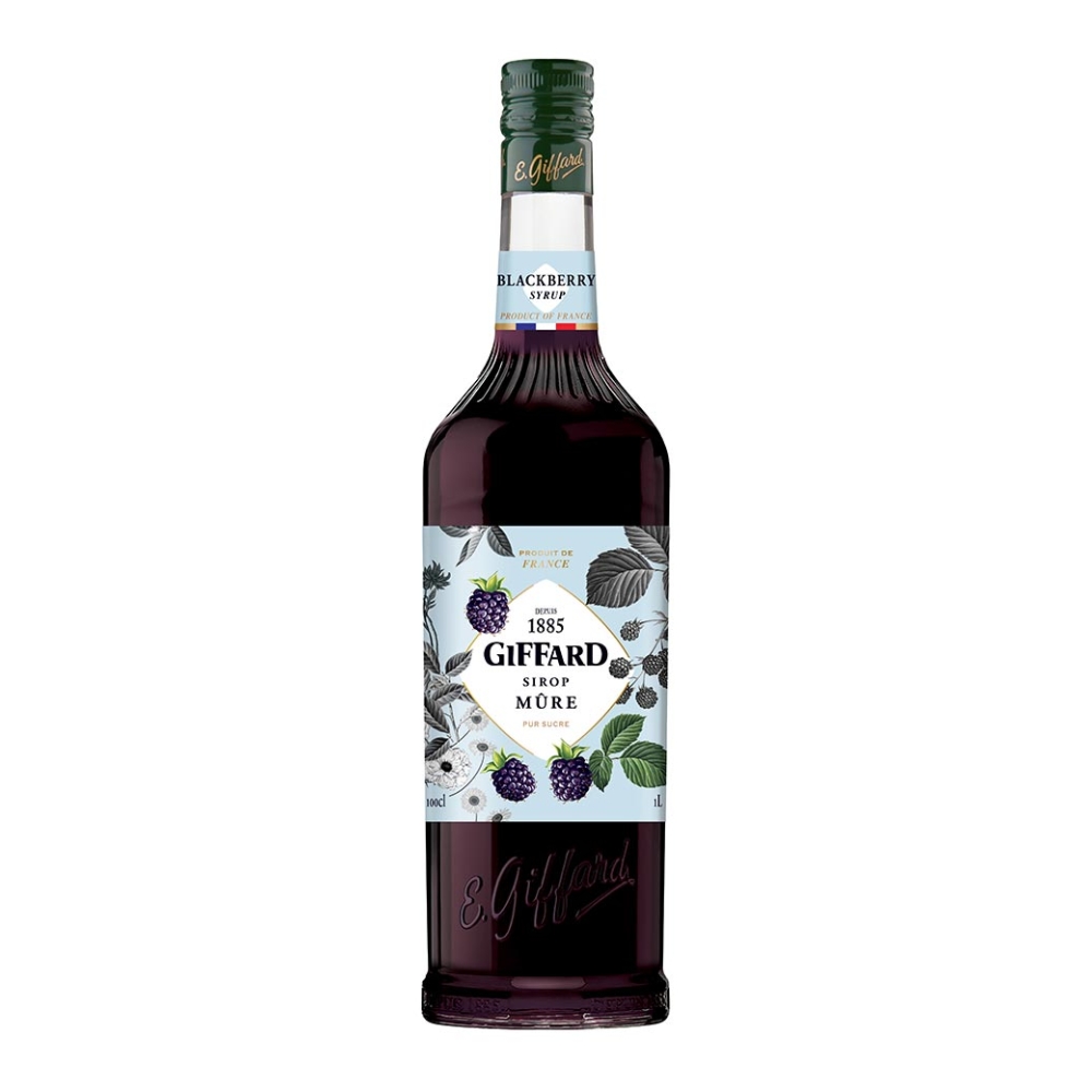 GIFFARD BLACKBERRY (MURE / ΜΑΥΡΟ ΒΑΤΟΜΟΥΡΟ) SYRUP 1LT