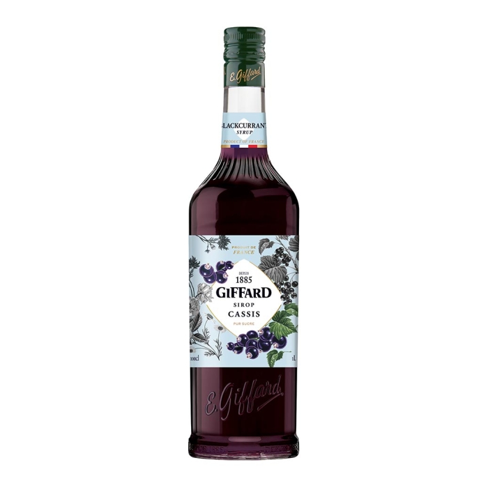 GIFFARD CASSIS (BLACKCURRANT / ΦΡΑΓΚΟΣΤΑΦΥΛΟ) SYRUP 1LT
