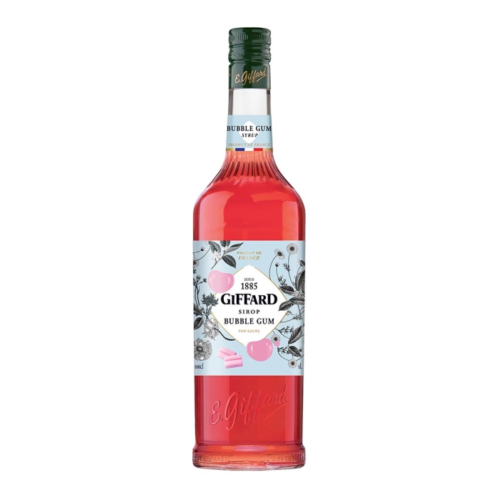 GIFFARD BUBBLE GUM (ΤΣΙΧΛΟΦΟΥΣΚΑ) SYRUP 1LT