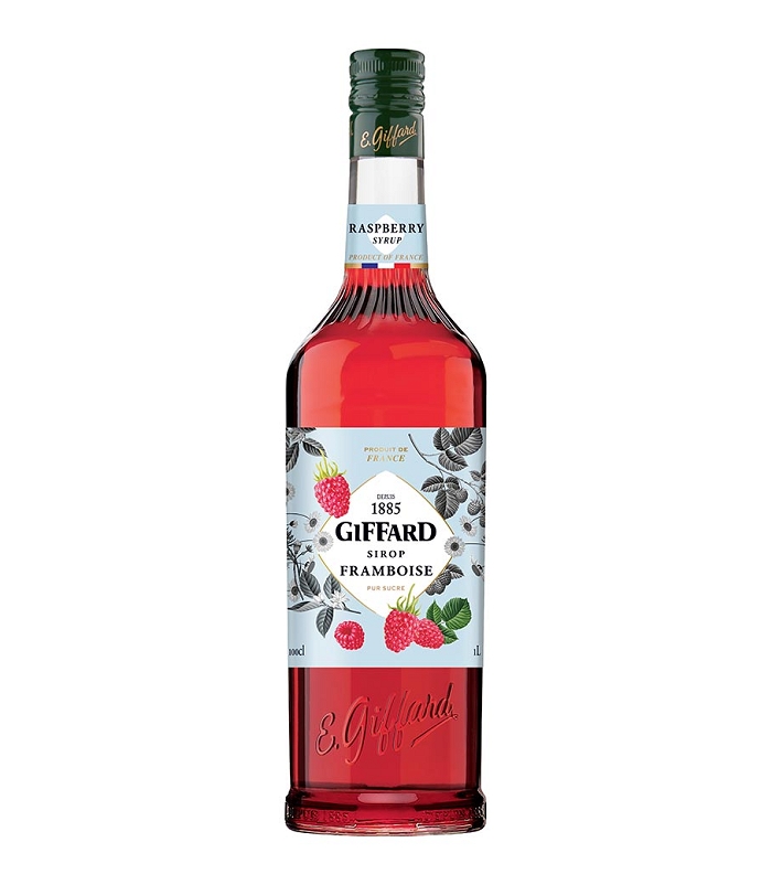 GIFFARD RASPBERRY (FRAMBOISE / ΚΟΚΚΙΝΟ ΒΑΤΟΜΟΥΡΟ) SYRUP 1LT