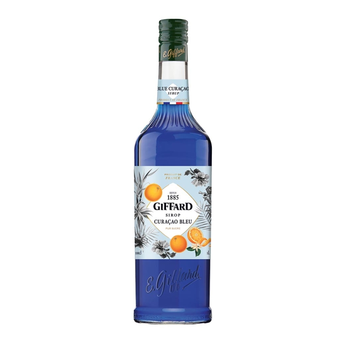 GIFFARD BLUE CURACAO SYRUP 1LT
