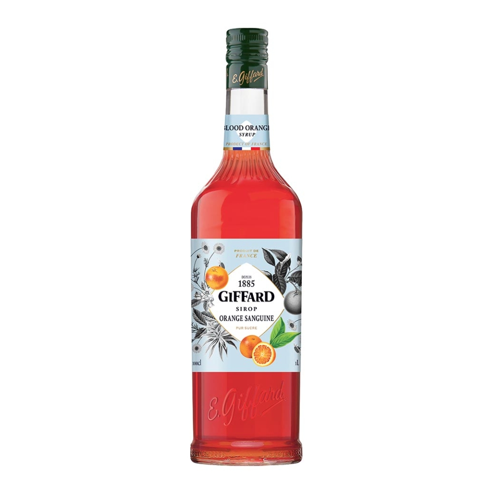 GIFFARD BLOOD ORANGE (ORANGE SANGUINE / ΣΑΓΚΟΥΙΝΙ) SYRUP 1LT