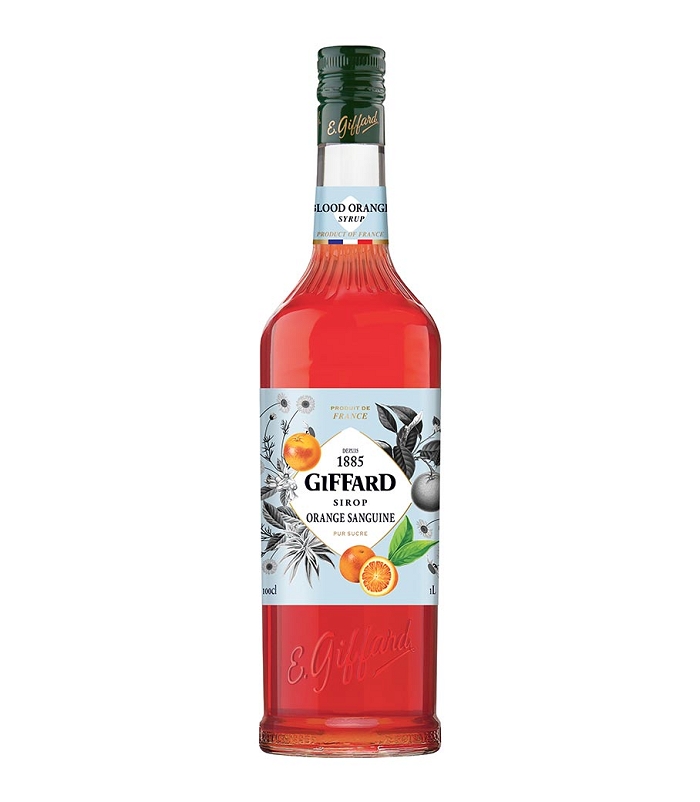 GIFFARD BLOOD ORANGE (ORANGE SANGUINE / ΣΑΓΚΟΥΙΝΙ) SYRUP 1LT