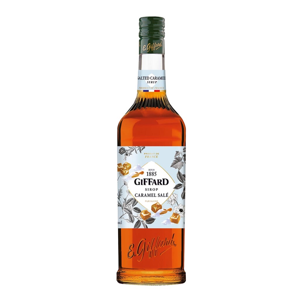 GIFFARD SALTED CARAMEL (CARAMEL SALE / ΑΛΑΤΙΣΜΕΝΗ ΚΑΡΑΜΕΛΑ) SYRUP 1LT