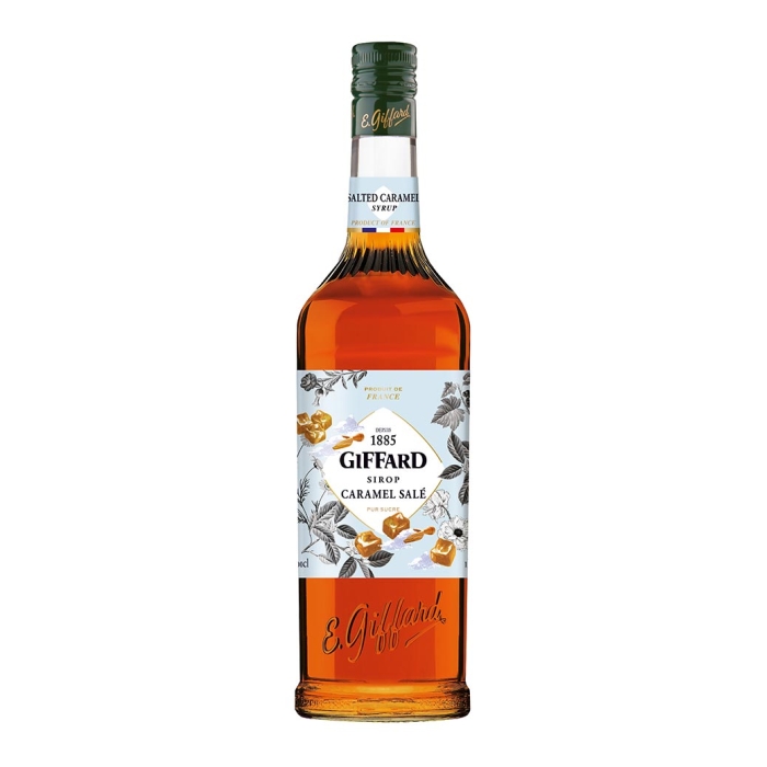 GIFFARD SALTED CARAMEL (CARAMEL SALE / ΑΛΑΤΙΣΜΕΝΗ ΚΑΡΑΜΕΛΑ) SYRUP 1LT