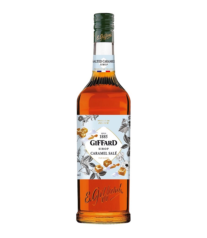 GIFFARD SALTED CARAMEL (CARAMEL SALE / ΑΛΑΤΙΣΜΕΝΗ ΚΑΡΑΜΕΛΑ) SYRUP 1LT
