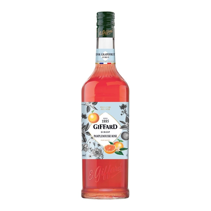GIFFARD PINK GRAPEFRUIT (PAMPLEMOUSSE) SYRUP 1LT