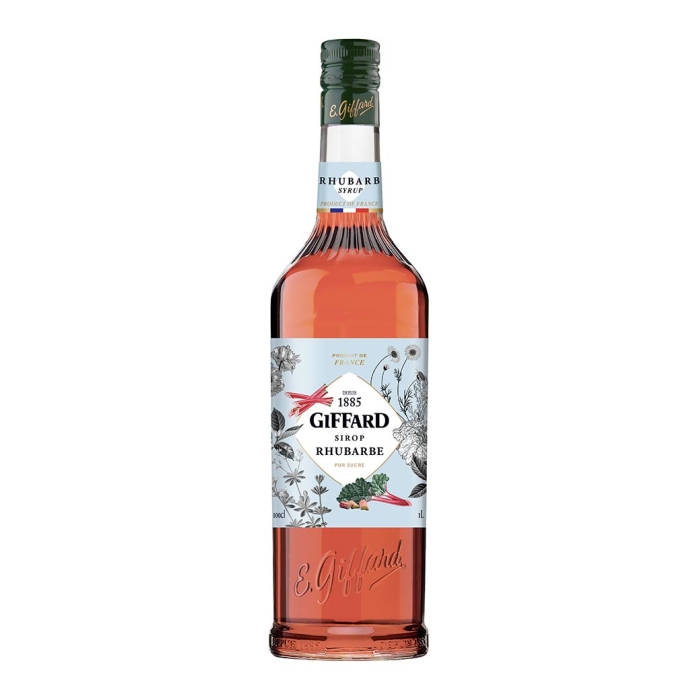 GIFFARD RHUBARB (RHUBARBE / ΡΑΒΕΝΤΙ) SYRUP 1LT