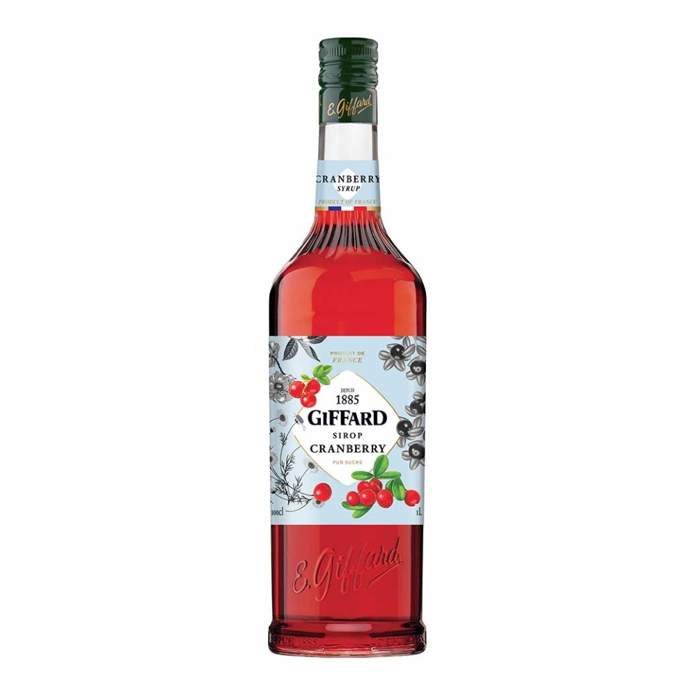 GIFFARD CRANBERRY SYRUP 1LT