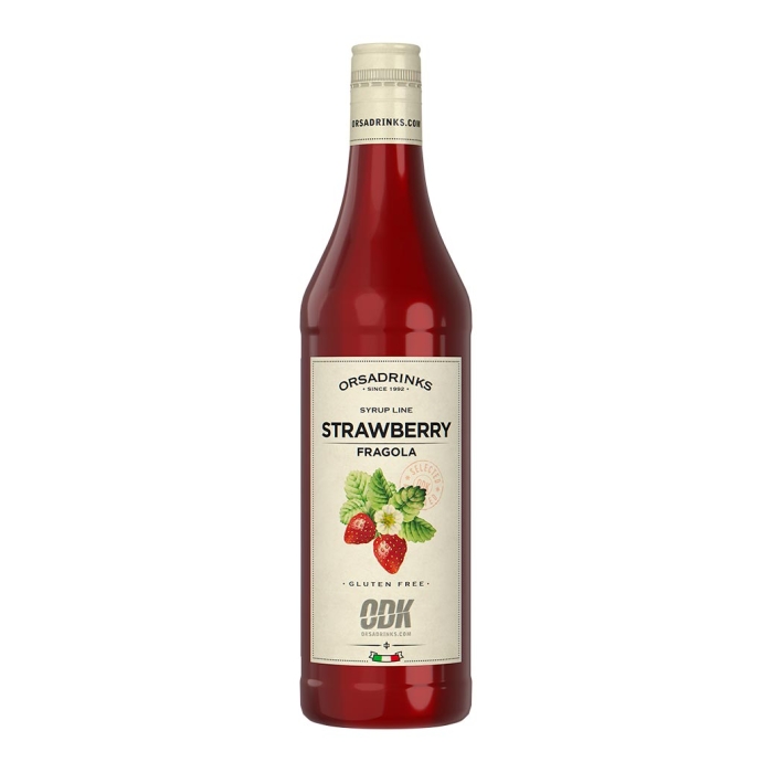 ODK STRAWBERRY (ΦΡΑΟΥΛΑ) SYRUP 750ml