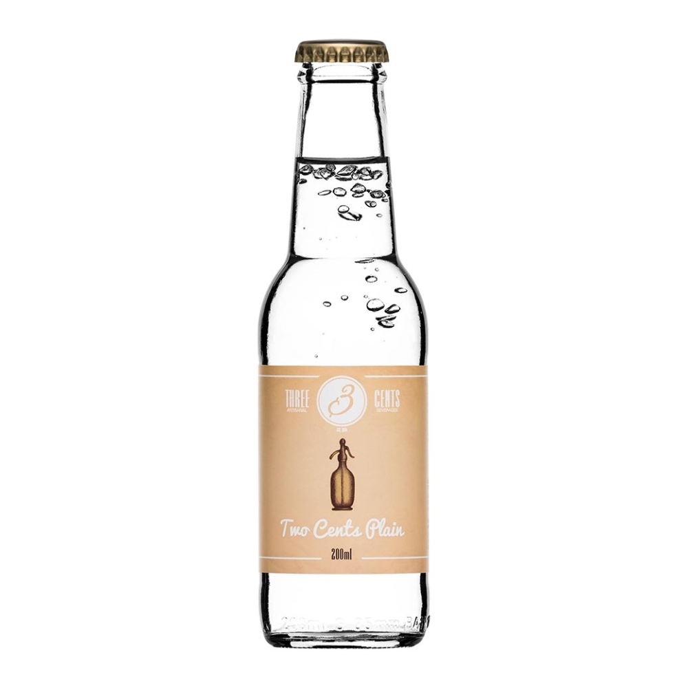 THREE CENTS TWO CENTS PLAIN SODA 200ml