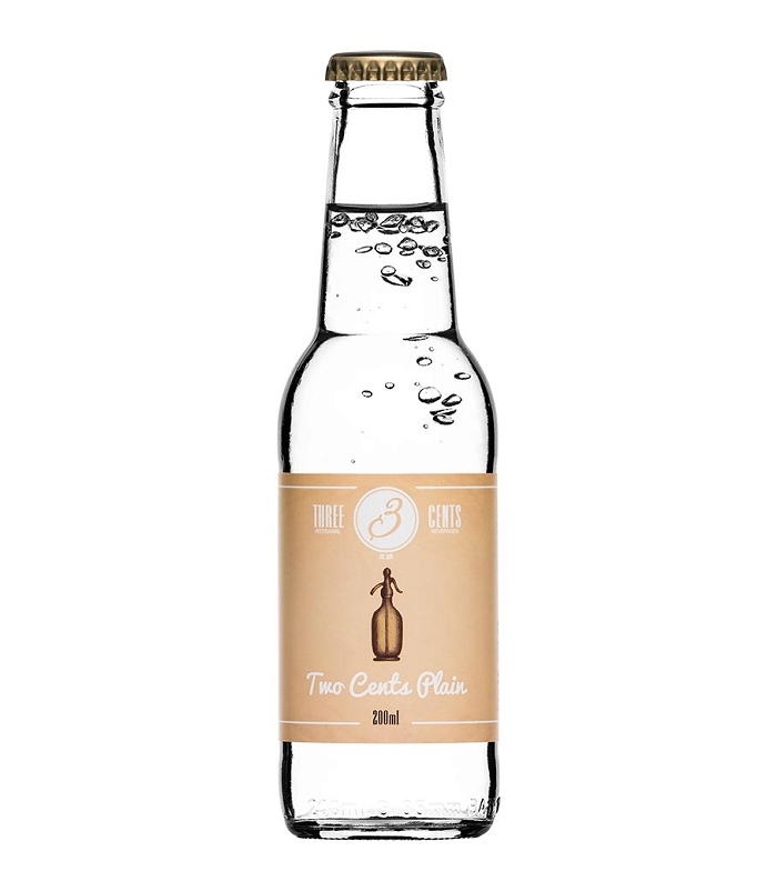 THREE CENTS TWO CENTS PLAIN SODA 200ml