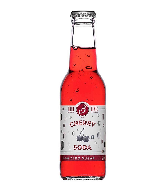 THREE CENTS CHERRY SODA ZERO 200ml