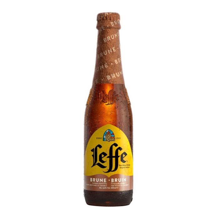 LEFFE BRUNE ABBEY ALE BEER 330ml