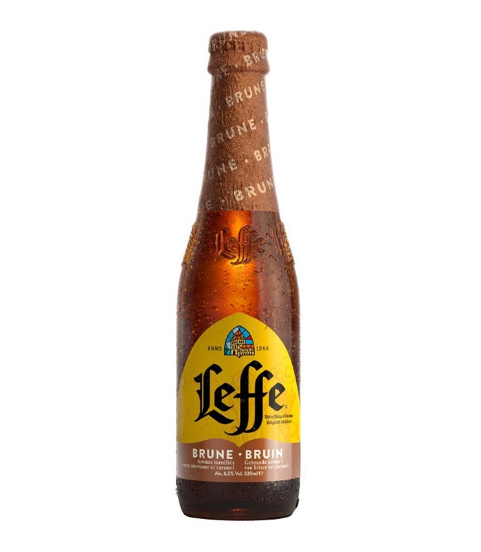 LEFFE BRUNE ABBEY ALE BEER 330ml