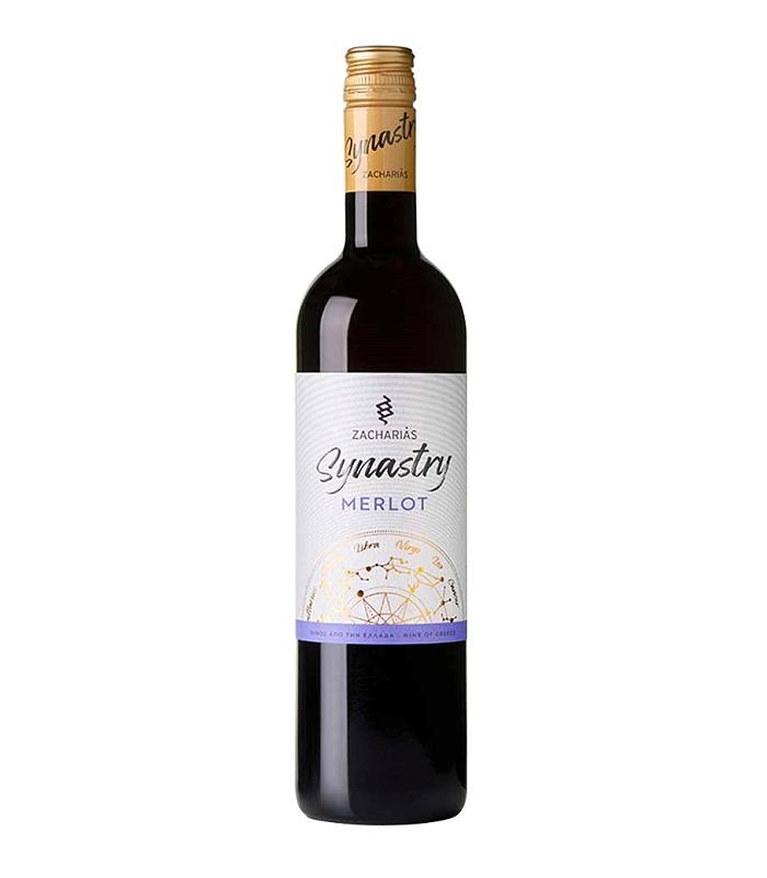 ΖΑΧΑΡΙΑΣ SYNASTRY (ΣΥΝΑΣΤΡΙΑ) MERLOT 750ml