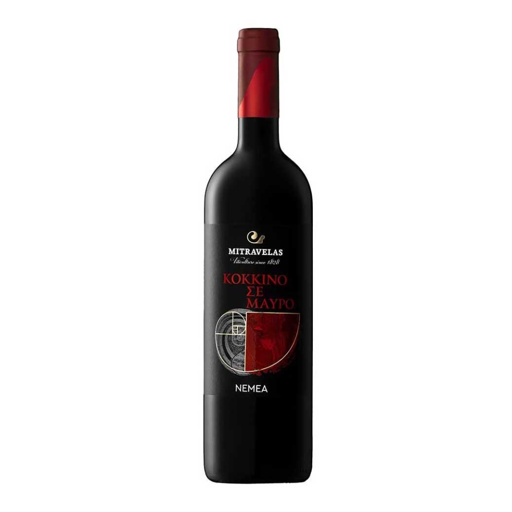 MITRAVELAS ΚΟΚΚΙΝΟ ΣΕ ΜΑΥΡΟ ΕΡΥΘΡΟΣ 750ml