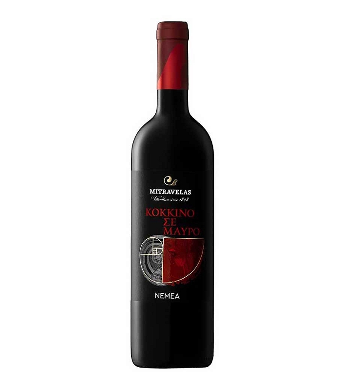 MITRAVELAS ΚΟΚΚΙΝΟ ΣΕ ΜΑΥΡΟ ΕΡΥΘΡΟΣ 750ml