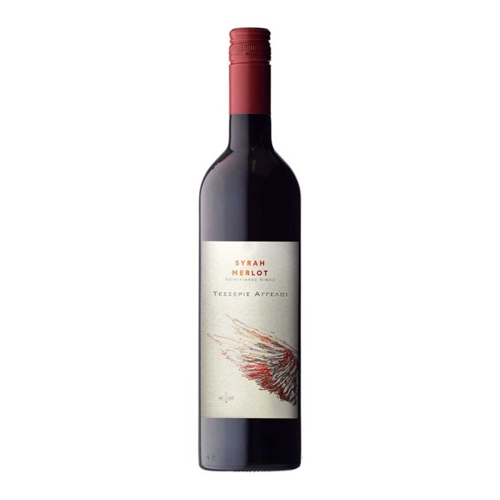 ΤΕΣΣΕΡΙΣ ΑΓΓΕΛΟΙ ΕΡΥΘΡΟΣ 750ml