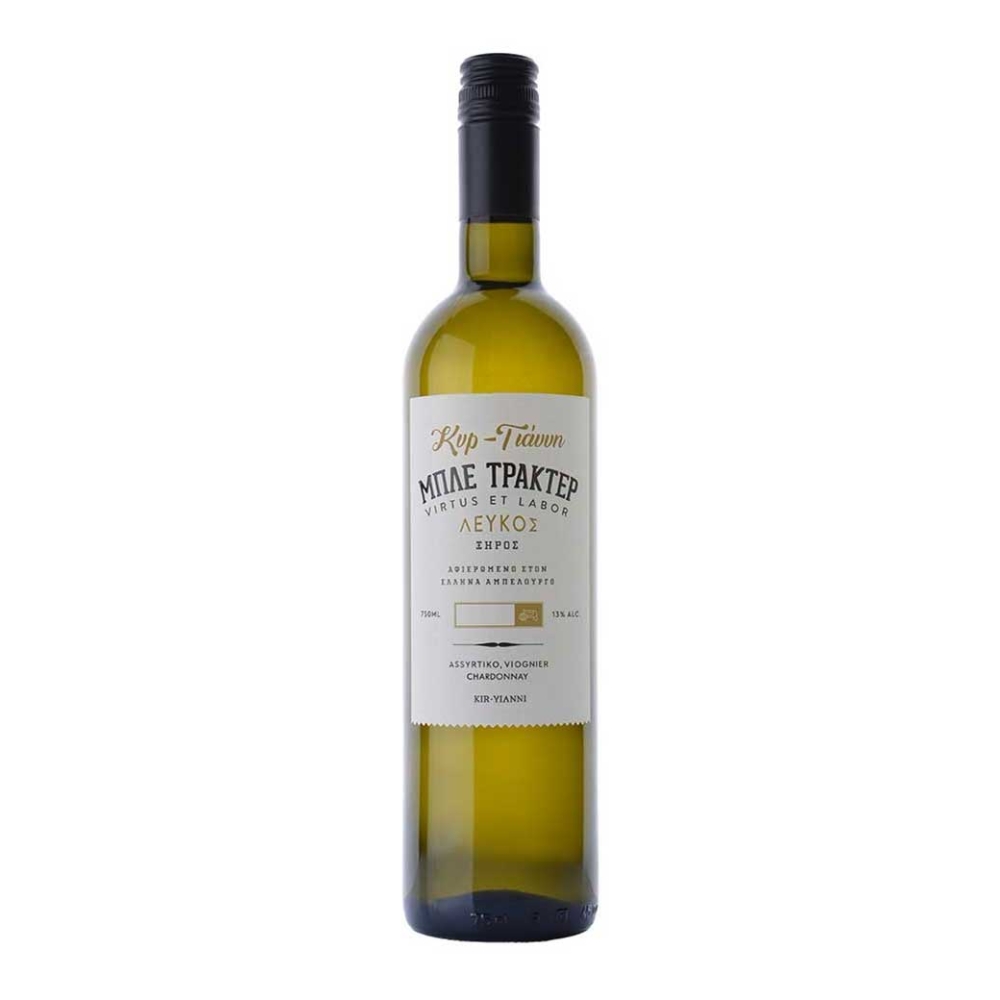 ΚΤΗΜΑ ΚΥΡ-ΓΙΑΝΝΗ ΜΠΛΕ ΤΡΑΚΤΕΡ ΛΕΥΚΟΣ 750ml