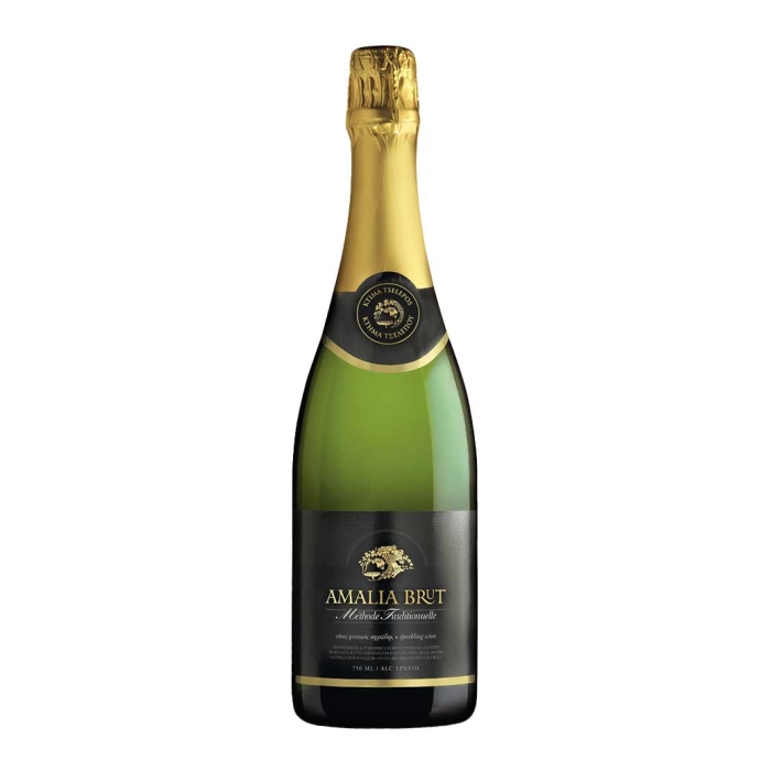 ΚΤΗΜΑ ΤΣΕΛΕΠΟΥ AMALIA BRUT (N.V) ΑΦΡΩΔΗΣ ΛΕΥΚΟΣ 375ml