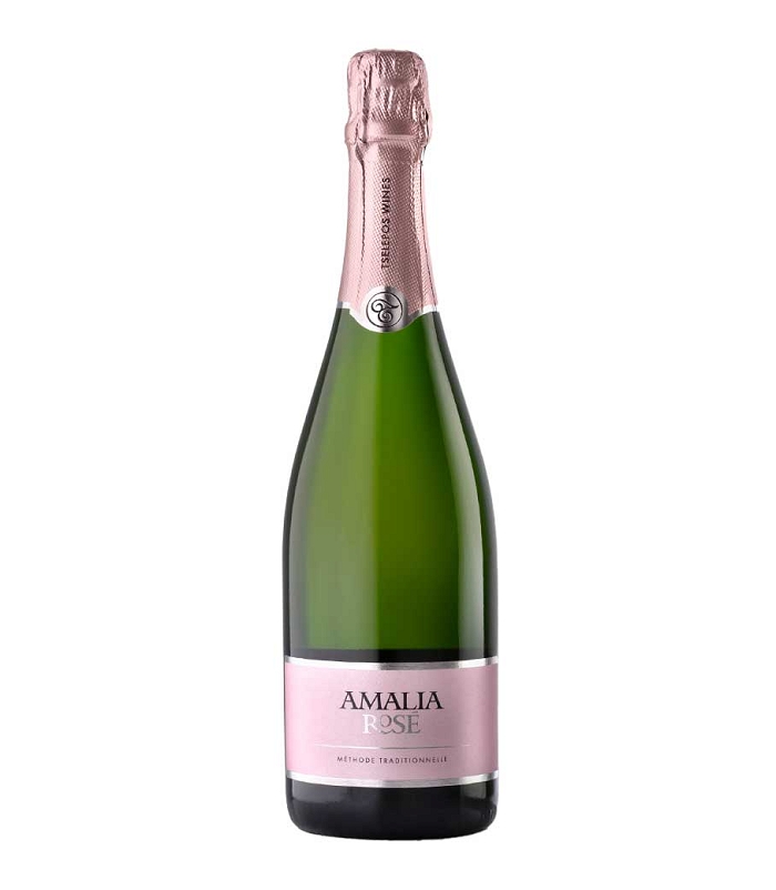 ΚΤΗΜΑ ΤΣΕΛΕΠΟΥ AMALIA BRUT (N.V) ΑΦΡΩΔΗΣ ΡΟΖΕ 750ml