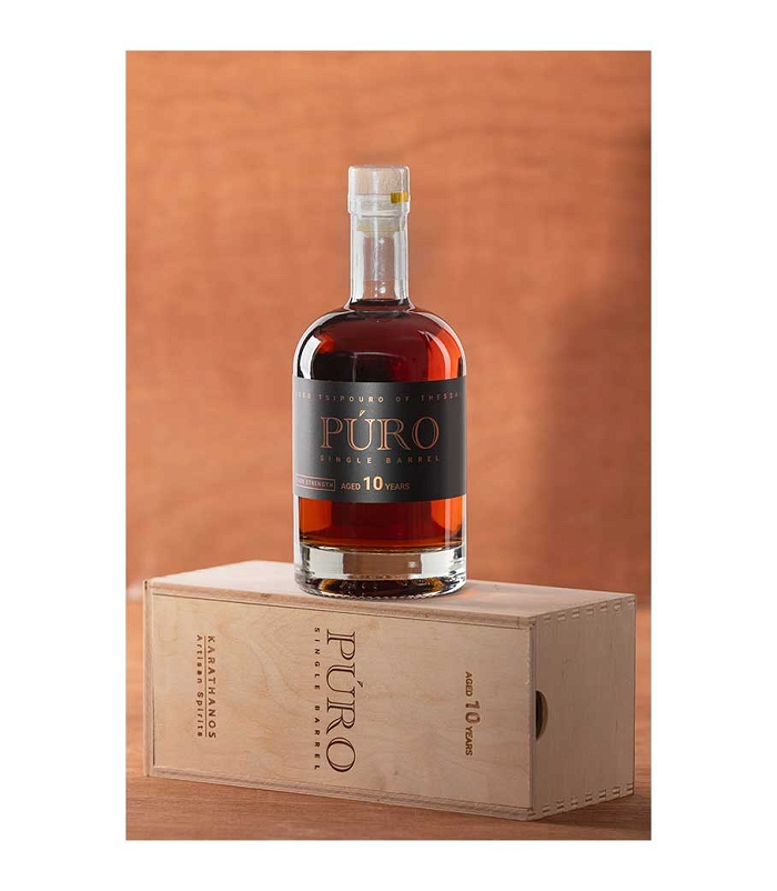 PURO 10 Y.O SINGLE BARREL CASK STRENGTH ΠΑΛΑΙΩΜΕΝΟ ΤΣΙΠΟΥΡΟ 500ml