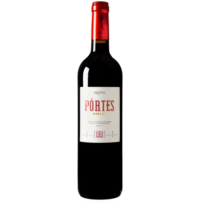 ΣΚΟΥΡΑΣ PORTES MERLOT ΕΡΥΘΡΟΣ 750ml