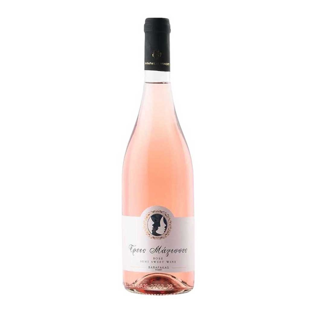 ΜΠΑΡΑΦΑΚΑΣ ΤΡΕΙΣ ΜΑΓΙΣΣΕΣ ΡΟΖΕ 750ml