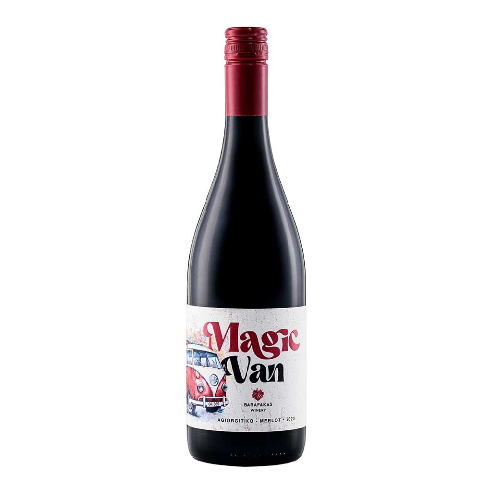 ΜΠΑΡΑΦΑΚΑΣ MAGIC VAN ΕΡΥΘΡΟΣ 750ml