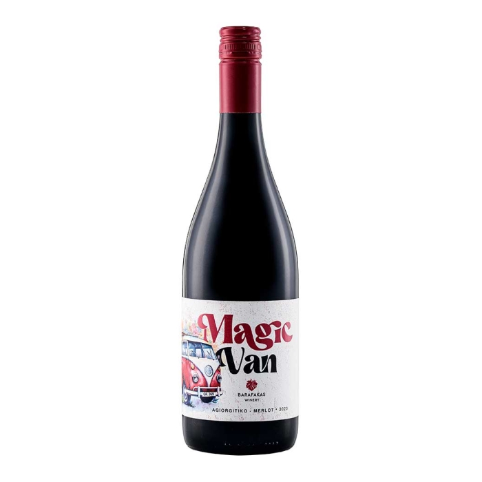 ΜΠΑΡΑΦΑΚΑΣ MAGIC VAN ΕΡΥΘΡΟΣ 750ml