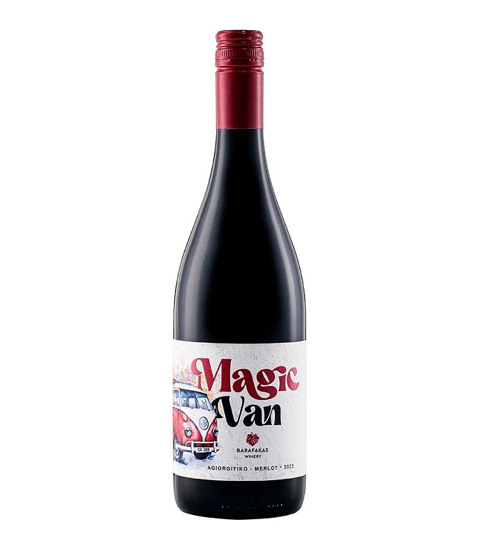 ΜΠΑΡΑΦΑΚΑΣ MAGIC VAN ΕΡΥΘΡΟΣ 750ml