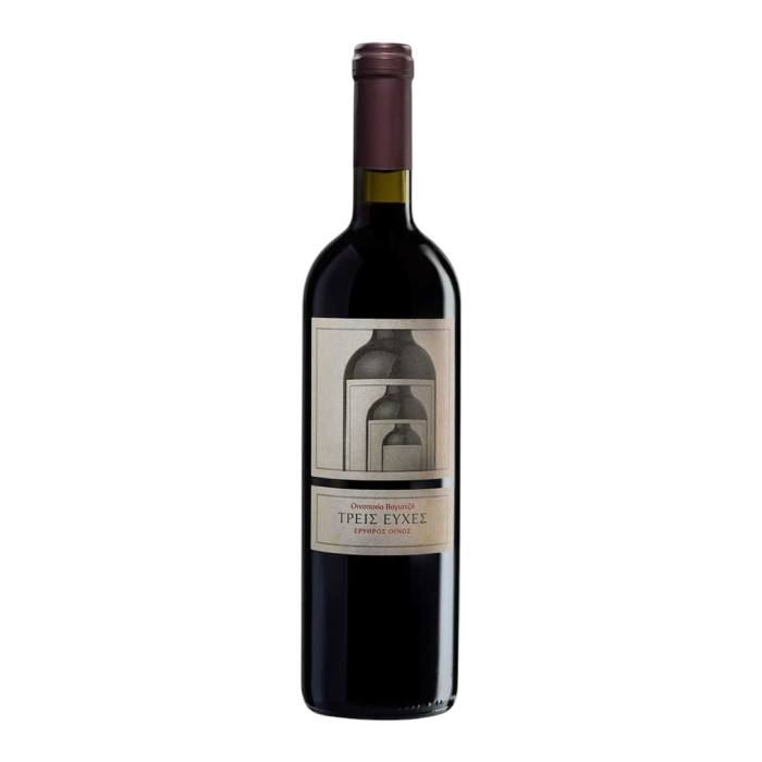 ΚΤΗΜΑ ΒΟΓΙΑΤΖΗ ΤΡΕΙΣ ΕΥΧΕΣ ΕΡΥΘΡΟΣ 750ml