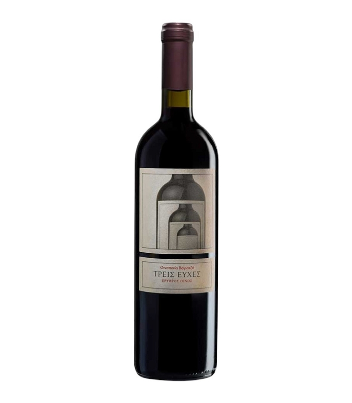 ΚΤΗΜΑ ΒΟΓΙΑΤΖΗ ΤΡΕΙΣ ΕΥΧΕΣ ΕΡΥΘΡΟΣ 750ml