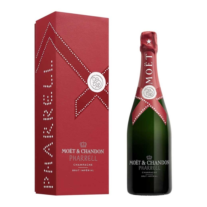 MOET & CHANDON IMPERIAL BRUT x PHARRELL RED EDITION CHAMPAGNE 750ml