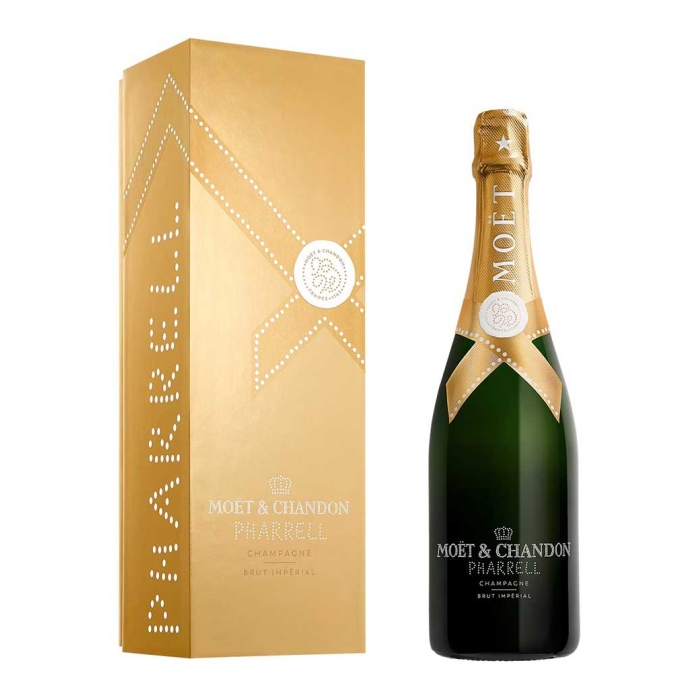 MOET & CHANDON IMPERIAL BRUT x PHARRELL GOLD EDITION CHAMPAGNE 750ml