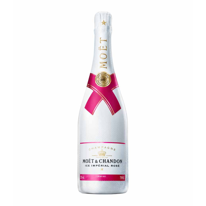 MOET & CHANDON ICE IMPERIAL ROSE DEMI SEC CHAMPAGNE 750ml