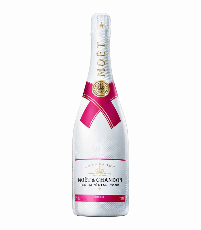 MOET & CHANDON ICE IMPERIAL ROSE DEMI SEC CHAMPAGNE 750ml