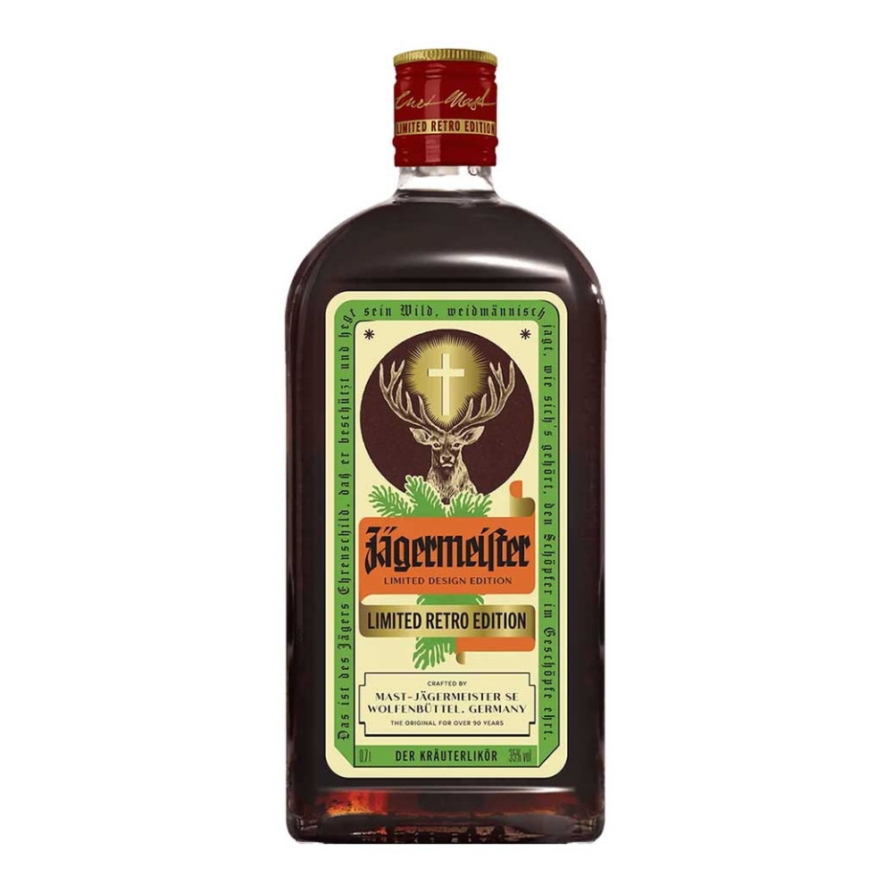 JAGERMEISTER RETRO LIMITED EDITION LIQUEUR 700ml