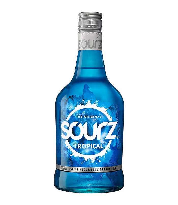 SOURZ TROPICAL BLUE LIQUEUR 700ml