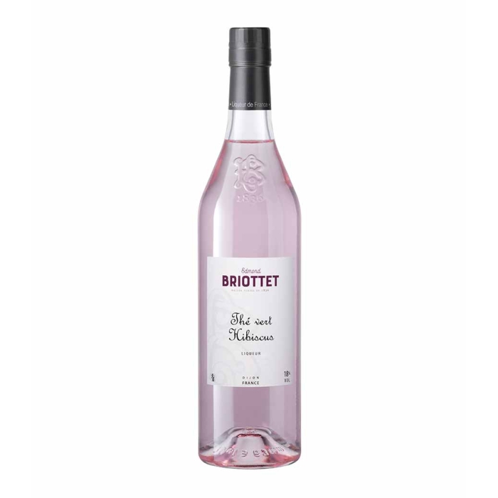 EDMOND BRIOTTET THE VERT HIBISCUS (HIBISCUS GREEN TEA / ΙΒΙΣΚΟΣ ΠΡΑΣΙΝΟ ΤΣΑΙ) LIQUEUR 700ml  