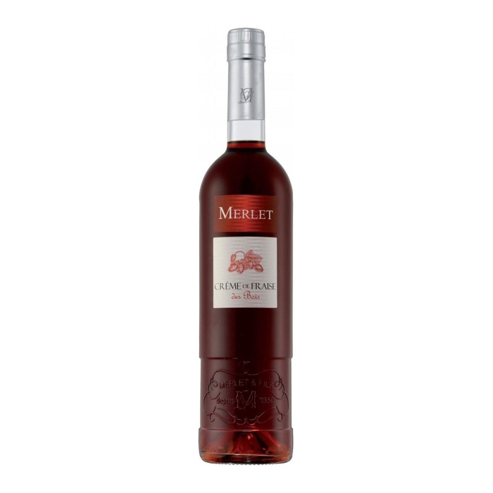 MERLET CREME DE FRAISE DE BOIS (WILD STRAWBERRY / ΑΓΡΙΑ ΦΡΑΟΥΛΑ) LIQUEUR 700ml