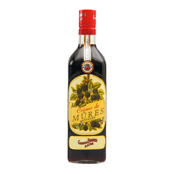 GABRIEL BOUDIER CREME DE MURES (BLACKBERRY / ΜΑΥΡΟ ΒΑΤΟΜΟΥΡΟ) LIQUEUR 700ml