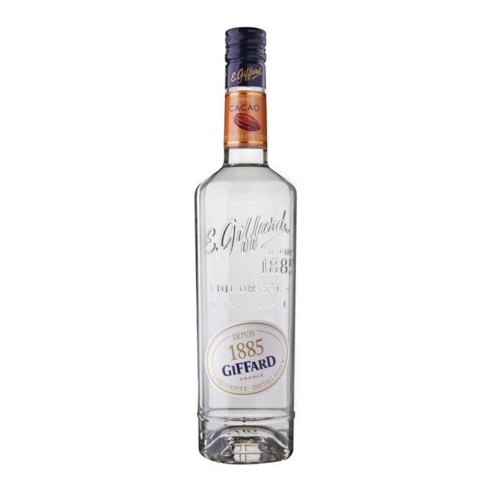 GIFFARD CREME DE CACAO BLANC (WHITE) LIQUEUR 700ml